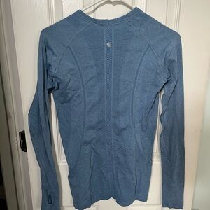 Lululemon Blue Long Sleeve Top
